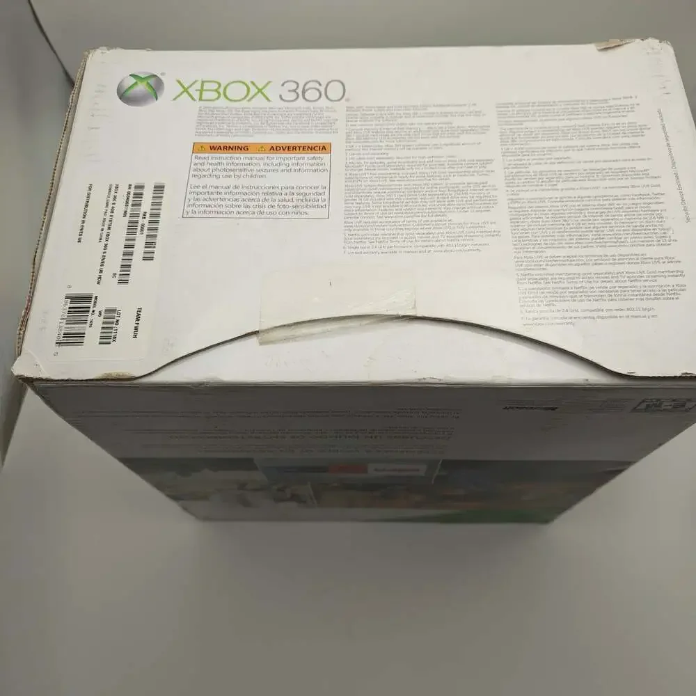BOX ONLY! Microsoft Xbox 360 Matte Black Console Original NO CONSOLE